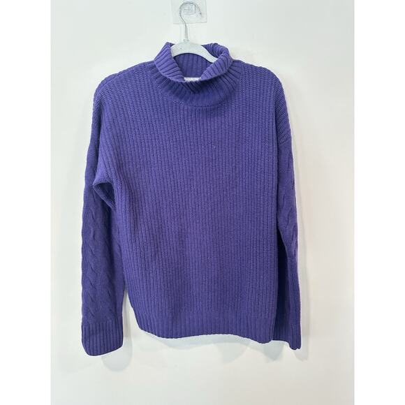 Gentle Herd 100% Cashmere Funnel Neck Sweater Size XS $269 MSRP - Picture 2 of 8